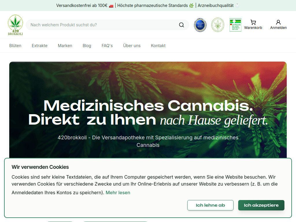 Website von Apotheke auf der Lieth in Paderborn