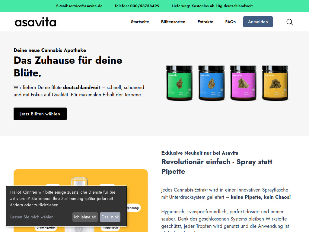 Website von APONEO Apotheke Konstantin Primbas e.K. in Berlin