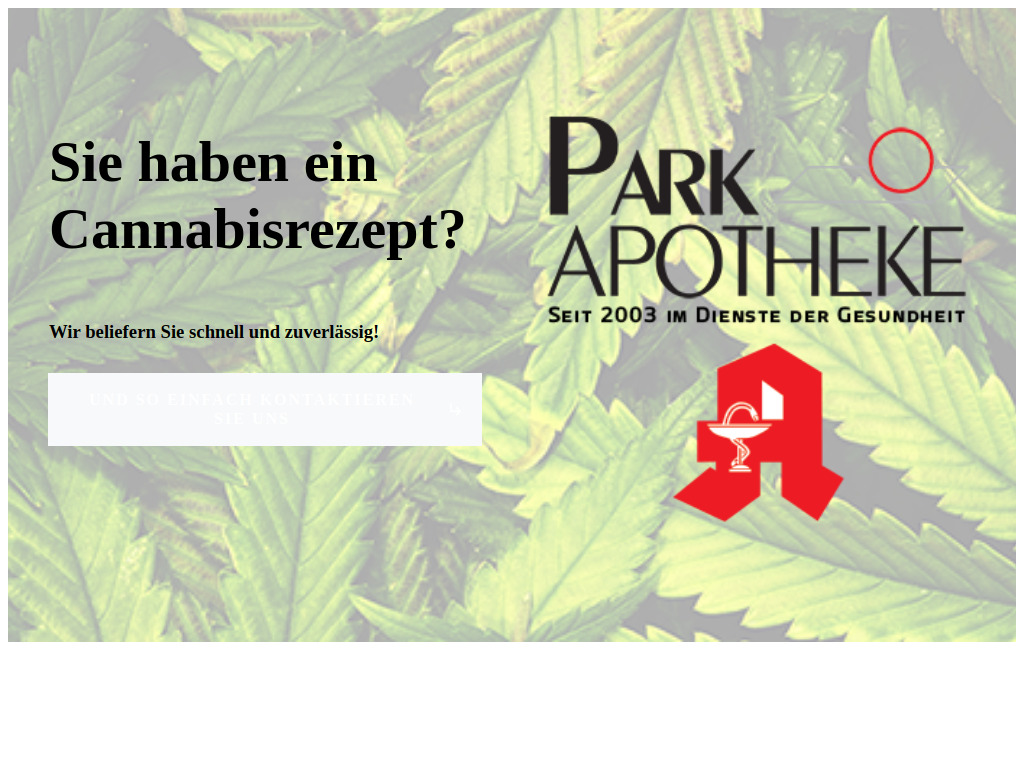 Website von Park Apotheke in Dorfen