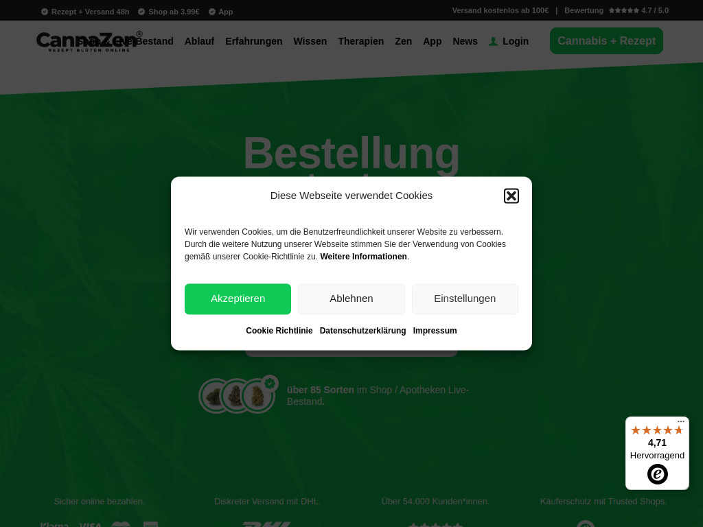 Website von CannaZen