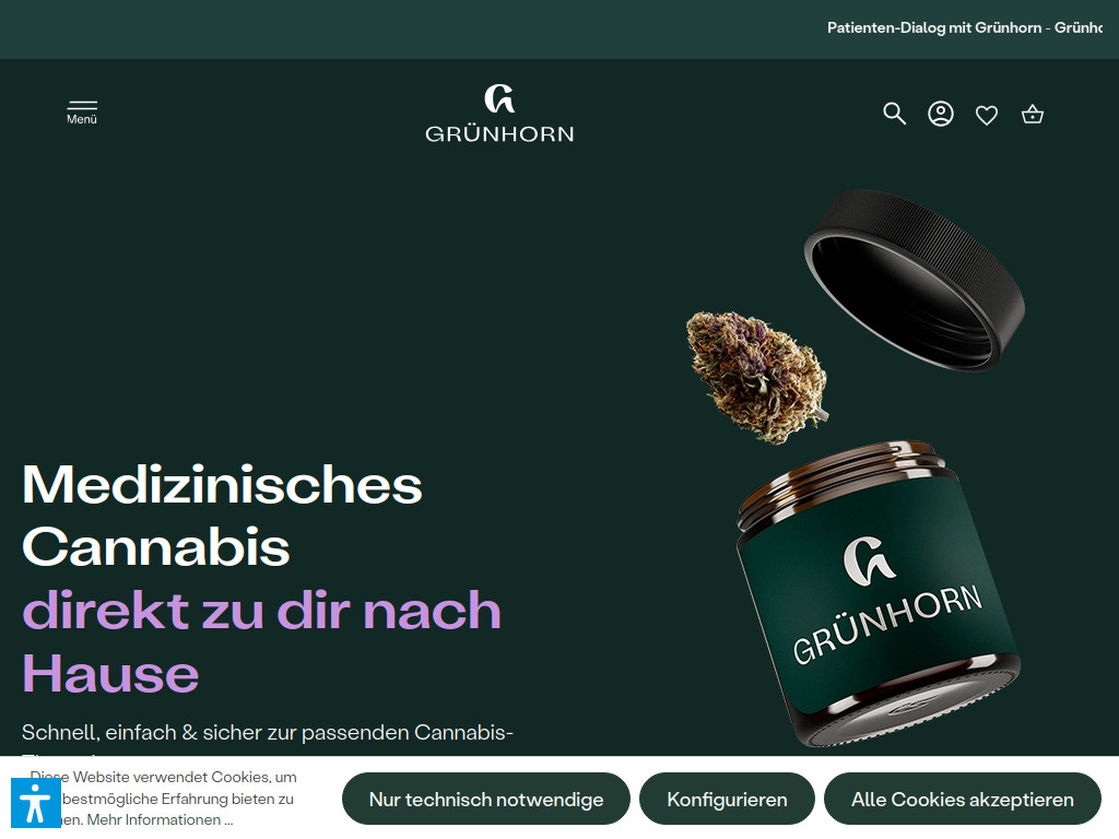 Website von Grünhorn Service GmbH in Leipzig