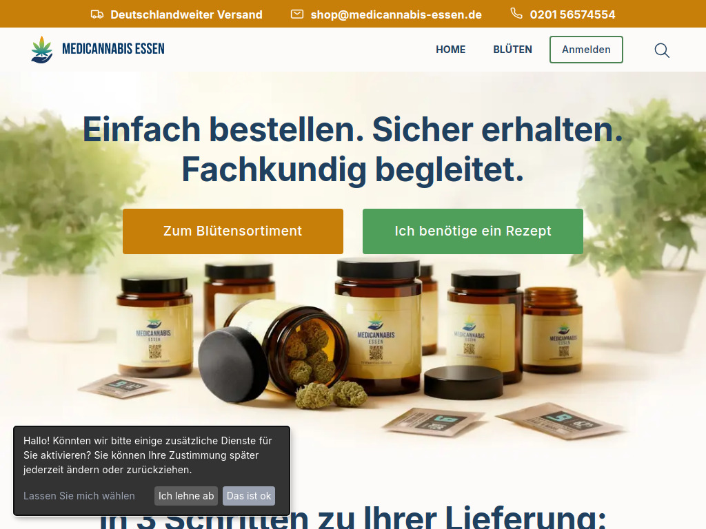 Website von easyApotheke Rathaus Galerie e.K. in Essen