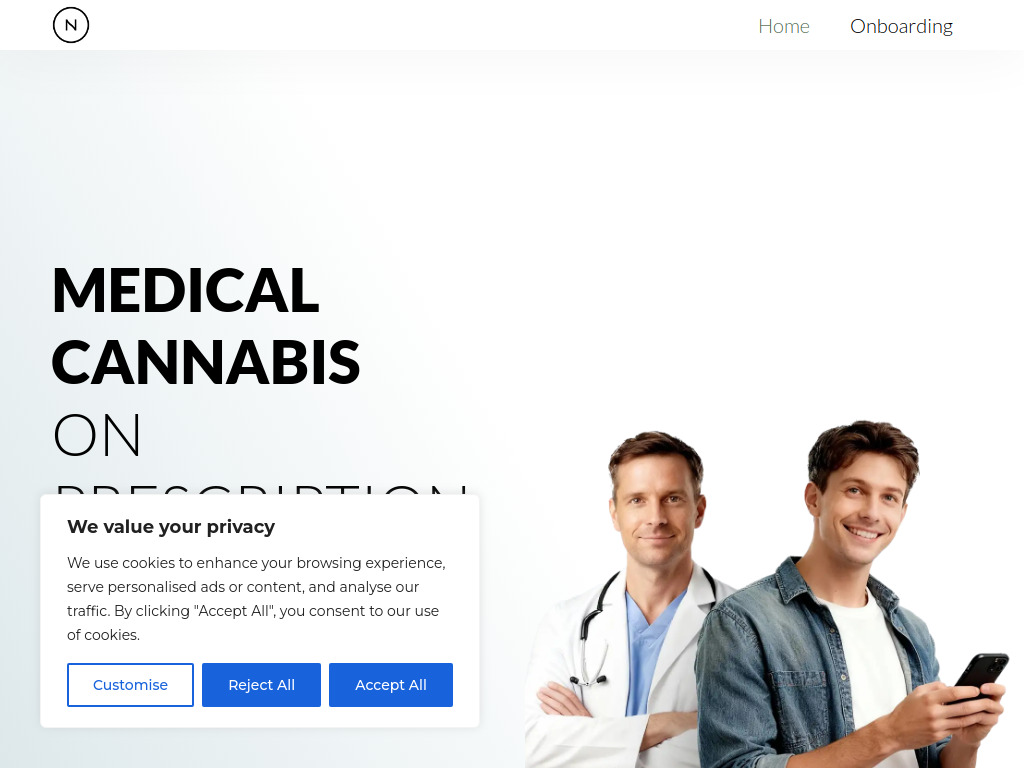 Website von Naturecan Clinic UK