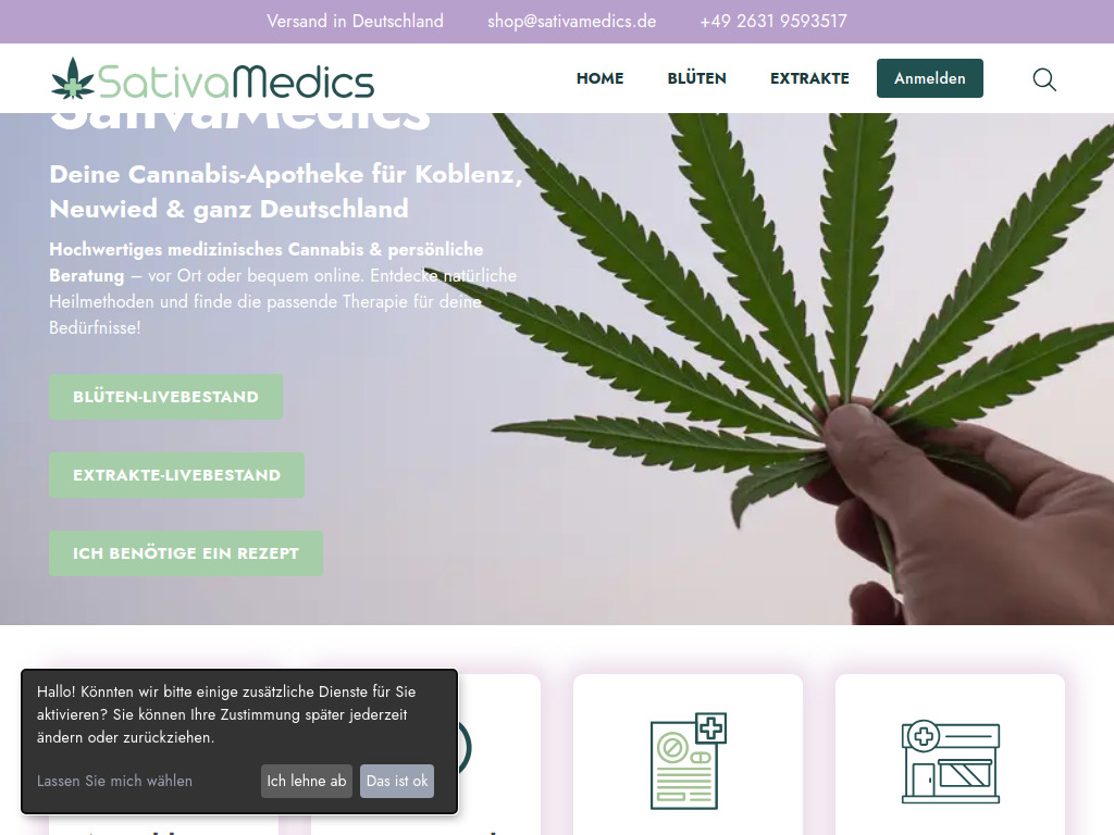 Website von Rosen-Apotheke Inh. Apotheker Johannes Neukirchen e.K. in Neuwied