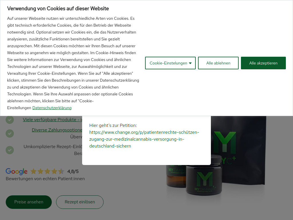 Website von Kronen Apotheke in Wuppertal